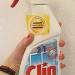 Средство для мытья окон и зеркал Clin лимон фото 3 