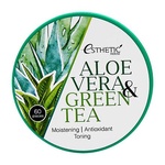 Гидрогелевые патчи для глаз Esthetic House Aloe Vera & Green Tea