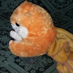 Игрушка-подушка Хомяк с пледом 3 в 1 (оранжевый). фото 2 