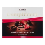 Конфеты Compliment Strawberry & Milk cream Roshen
