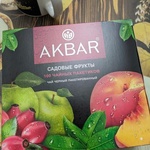Чай черный Akbar "Садовые Фрукты", 100 пак фото 2 