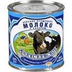 Цельное сгущённое молоко с сахаром "Алексеевское"