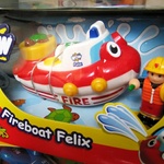 Пожарная лодка Феликс WOW Toys фото 4 