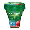 Йогурт Danone Активиа Drink&Fit брусника, клубника