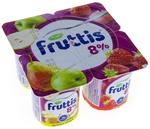 Йогурт Campina Fruttis "Суперэкстра" яблоко груша