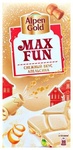 Белый шоколад Alpen Gold Max Fun снежный вкус апел