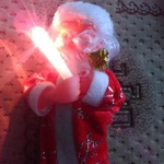 Фигурка и светящаяся игрушка "Дед мороз" фото 1 