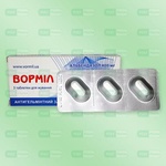Таблетки противогельминтные (Вормил)