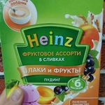 Пудинг Heinz фруктовое ассорти в сливках фото 1 