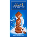 Молочный шоколад Lindt Chocoletti Milch lait