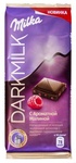 Молочный шоколад Milka Dark Milk с Ароматной малин