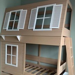 Двухъярусная кровать-домик "Домик мечты", Bukwood фото 1 