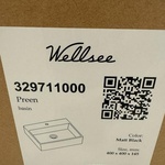 Маленькая черная раковина Wellsee Preen 329711000 фото 1 