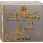 Чай Акбар Голд 100 пакетов фото 1 