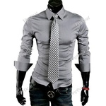 Shirt Upper Garment for Men Male NMS-105671 фото 1 