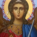 Рукописная икона «Ангел Хранитель» фото 1 