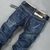 Casual Washed Denim Trousers Pants Jean for Boy