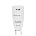 Базовая очищающая крем пенка Klapp Clean & Active Cleansing Cream Foam