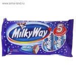 Шоколадный батончик Milky Way 5 штук упаковка