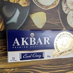 Akbar Earl Grey Медаль черный чай, 25 пак фото 1 