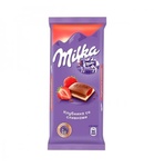 Шоколад Milka Клубника со сливками
