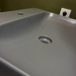 Wellsee Раковина 2 в 1 серая Clermont 302611000 фото 1 