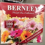 Чай черный Bernley English Breakfast Цветы 100 пак фото 2 
