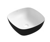 Wellsee Накладная черно-белая раковина 337704000
