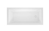 Акрил. ванна с интегр. переливом Wellsee 23300102R