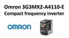Frequency drivers Omron 3G3MX2-A4110-E