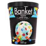 Мороженое Ласунка Banket, вкус жвачки с драже