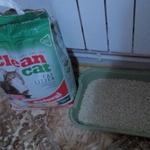 Cleancat древесный наполнитель для туалета кошек фото 1 