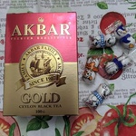 Akbar Gold Красно-золотой среднелистовой чай 100 г фото 2 