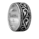 Серебряное кольцо Aloris