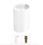 Раковина в пол 2 в 1 Wellsee Coquillage 20213120R