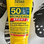 Cолнцезащитный Гель Либридерм Bronzeada Sport для лица и тела SPF 50 фото 1 