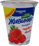 Йогурт Danone Живинка Красные ягоды
