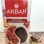 Чай черный Akbar "Яблоко и Шиповник" 25 конвертов фото 3 