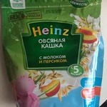 Heinz каша овсяная с персиком фото 3 