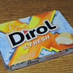Жевательная резинка Dirol X-Fresh ледяной мандарин фото 1 
