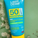 Солнцезащитный крем для лица Librederm матирующий Bronzeada spf 50 фото 2 