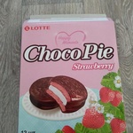 Печенье Lotte Happy Moments Choco Pie Strawberry фото 4 