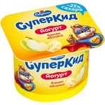 Йогурт Савушкин продукт СуперКид " Банан-Яблоко "