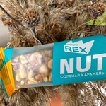 Батончик ореховый ProteinRex NUTS Соленая карамель фото 1 