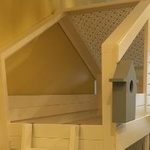 Двухъярусная кровать-домик "Домик мечты", Bukwood фото 2 