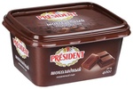 Сыр плавленый "President", шоколадный