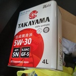 Моторное масло Takayama 5w30 фото 1 