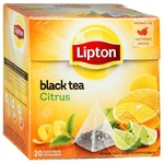 Чай "Lipton" - "Citrus", черный с добавками