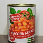 Фасоль белая в томатном соусе "Красная цена" фото 1 