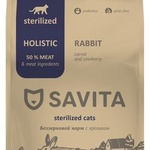 SAVITA беззерновой корм для стерилизованных кошек фото 1 